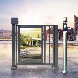 直销智能小区人行通道自动门广告门人脸识别刷卡门禁系统