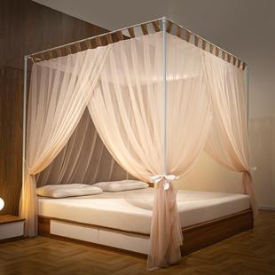 2024新款蚊帐家用1米5床带支架防摔a类蚊帐1米8床防蚊2米双人床