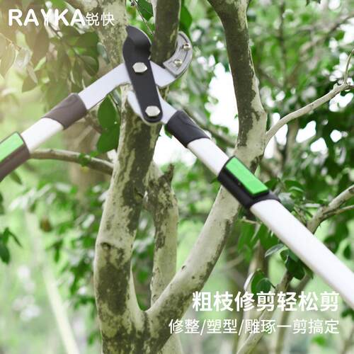 锐EQU快伸缩大剪果树修枝用枝专剪园树林剪强力力大剪刀粗枝剪大