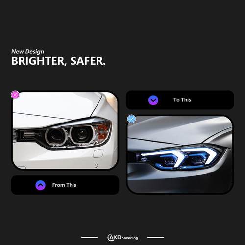 适用于1F3012-9年宝马F03改装车型改23款双钩大灯总系成转向信号3