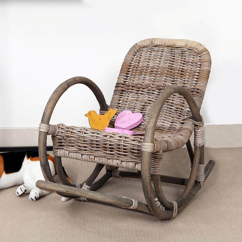 藤艺编织户外休闲儿童摇椅自然拍照道具阳台午休躺椅儿童房摆设,收纳整理,烫衣板及配件,淘宝优惠券,粉丝福利购,淘宝优惠卷