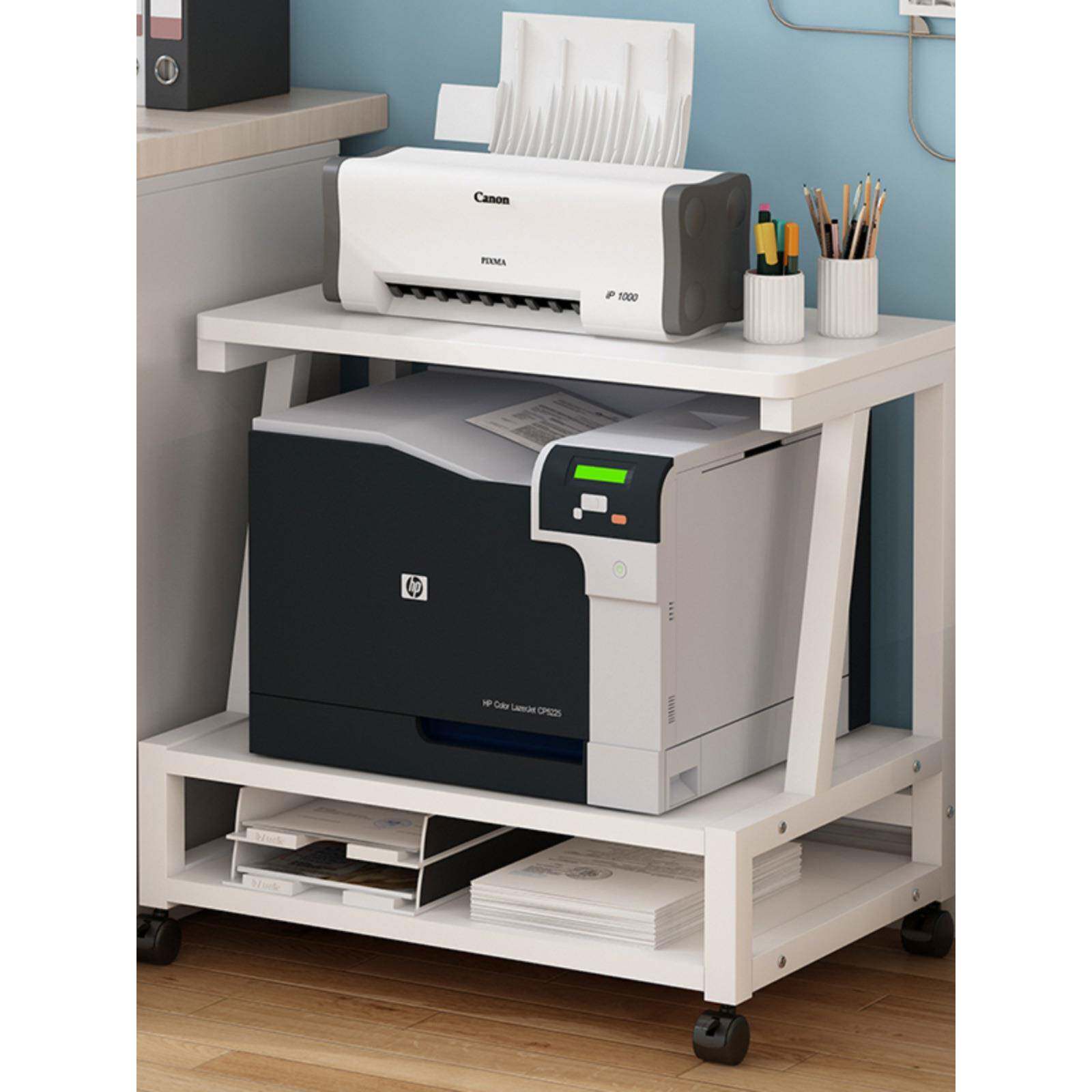 落地可移动桌下带轱辘打印机置物架多层家用多功能收纳整理架新品