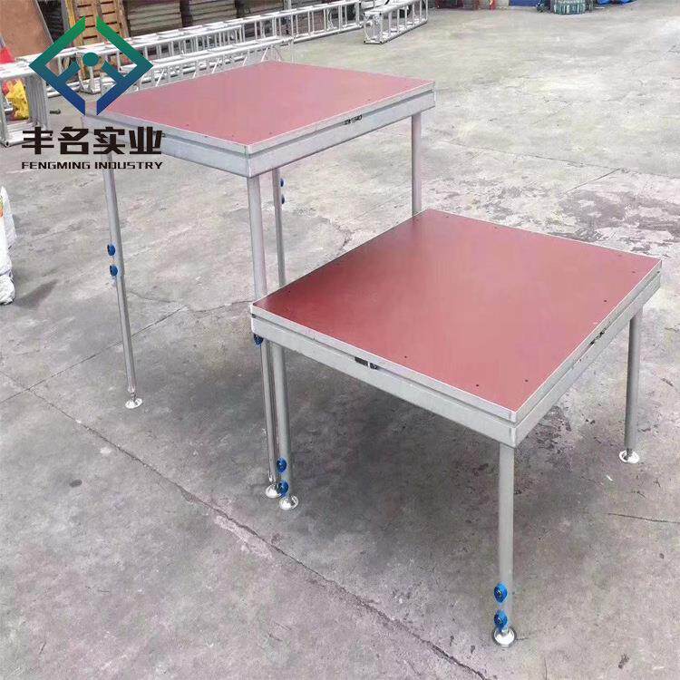 铝合金舞台供应婚礼走秀简易舞台婚庆演出红色板防滑舞台