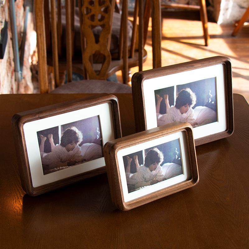 胡桃实木相框台新中式客厅桌摆片件diy6寸相片框面照Y/3616榫摆打,家居饰品,DIY亲子装饰画,淘宝优惠券,粉丝福利购,淘宝优惠卷