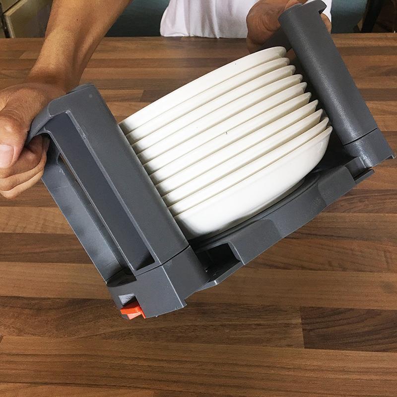 房抽屉厨桌14.11.40置物碗碟收纳架橱柜面抽屉伸缩碗餐盘移动盘架