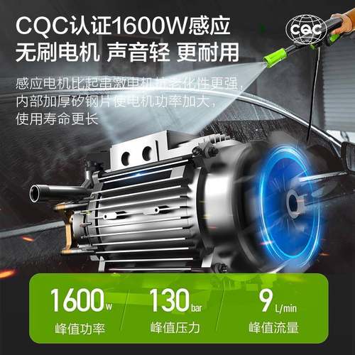 绿田雪豹车机220雪豹PANTv高强压水大功率感应电机家用力泵洗水枪