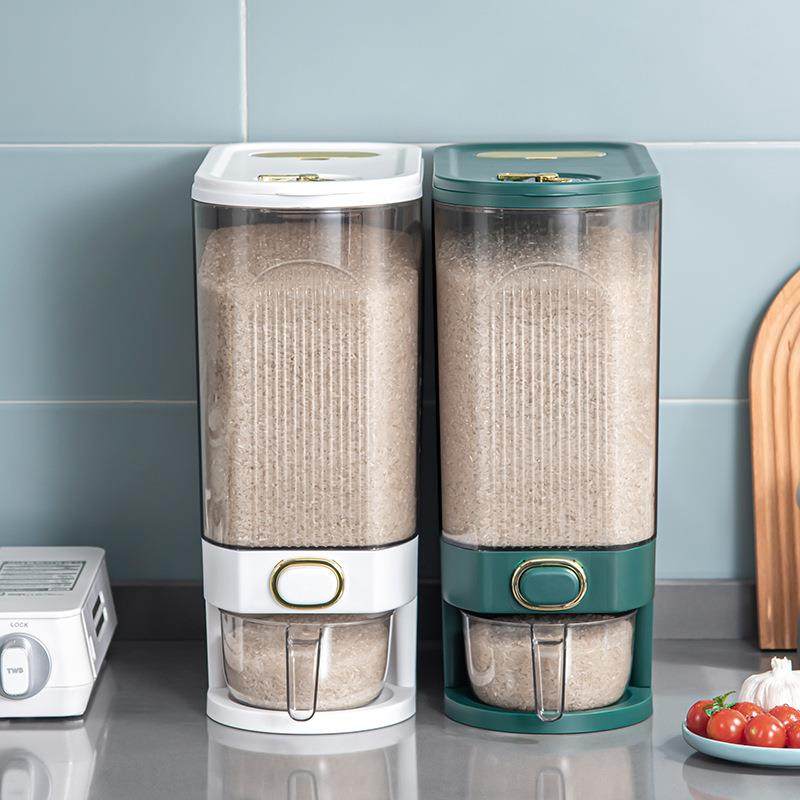 家用米桶米计量按压出米收纳桶五谷杂粮封潮储箱防虫防窄密型VOJ,家装主材,米桶,淘宝优惠券,粉丝福利购,淘宝优惠卷