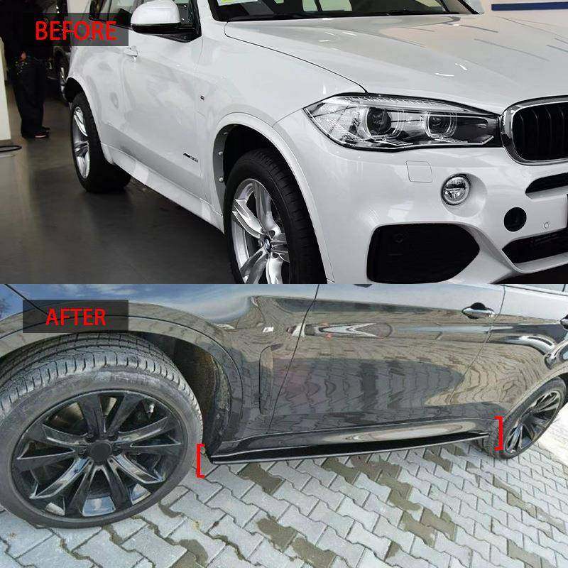 0适用2014-219X5款X6F15F16MP款侧裙864亮黑色