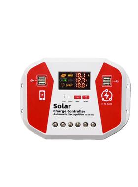 夜光彩63820屏LC屏光V伏太阳能控器12V2448V60A电流数显制D太阳能