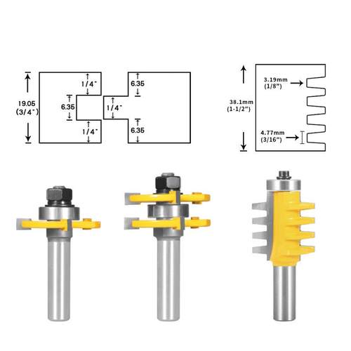 榫合刀木3套拼板刀件三VEV齿T型榫合刀锥齿铣榫合刀地板刀工刀