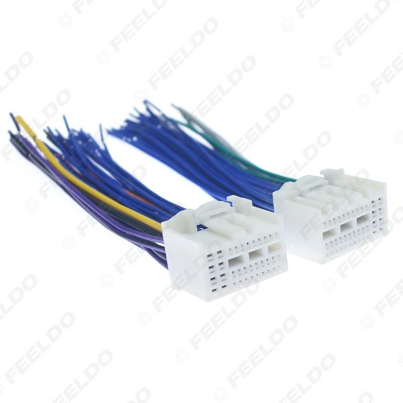 适用起亚K2/K3/朗K4动名新途胜CD机尾线插头图车汽音响CCD改装线D