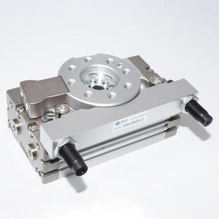 90度旋转气缸MSQB10/20/30/50L2-L3摆动180度回转角度可调带缓冲