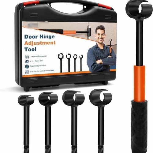 住宅和商业的四合一门铰链调节工具用于门铰链间隙调节扳手