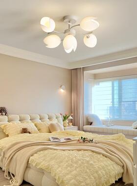 主卧室灯奶油风复古法式意式绿色2025年新款儿童房精灵智能吸顶灯