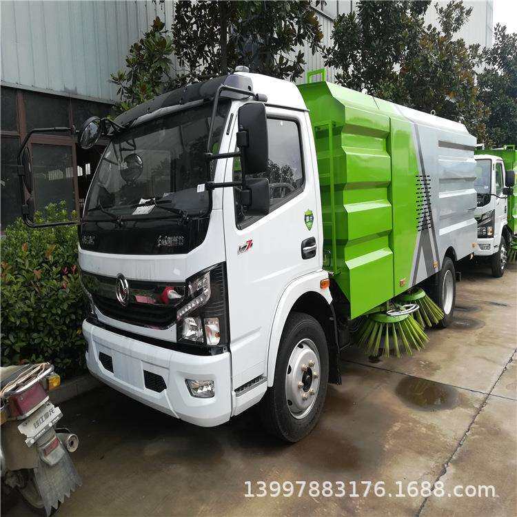 国六东风7.5立方中型扫路车直销东风牌率道路清扫洒水车