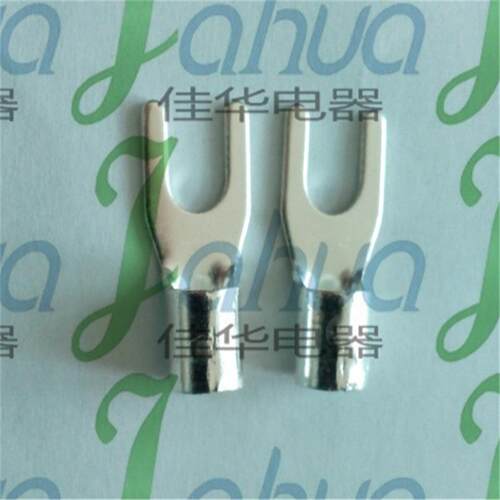 UT50-10叉形裸端头冷压接线端子铜端头铜鼻子