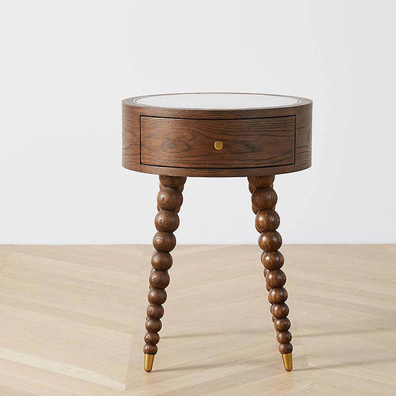 北欧实木雕刻床头柜美式橡木仿古边几沙发边桌法式个性角桌角几,机械设备,其他机械设备,淘宝优惠券,粉丝福利购,淘宝优惠卷