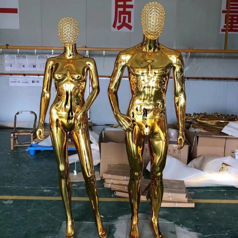 电镀金银模特人体模特男女全身模特服装模特假人模特橱窗展示架