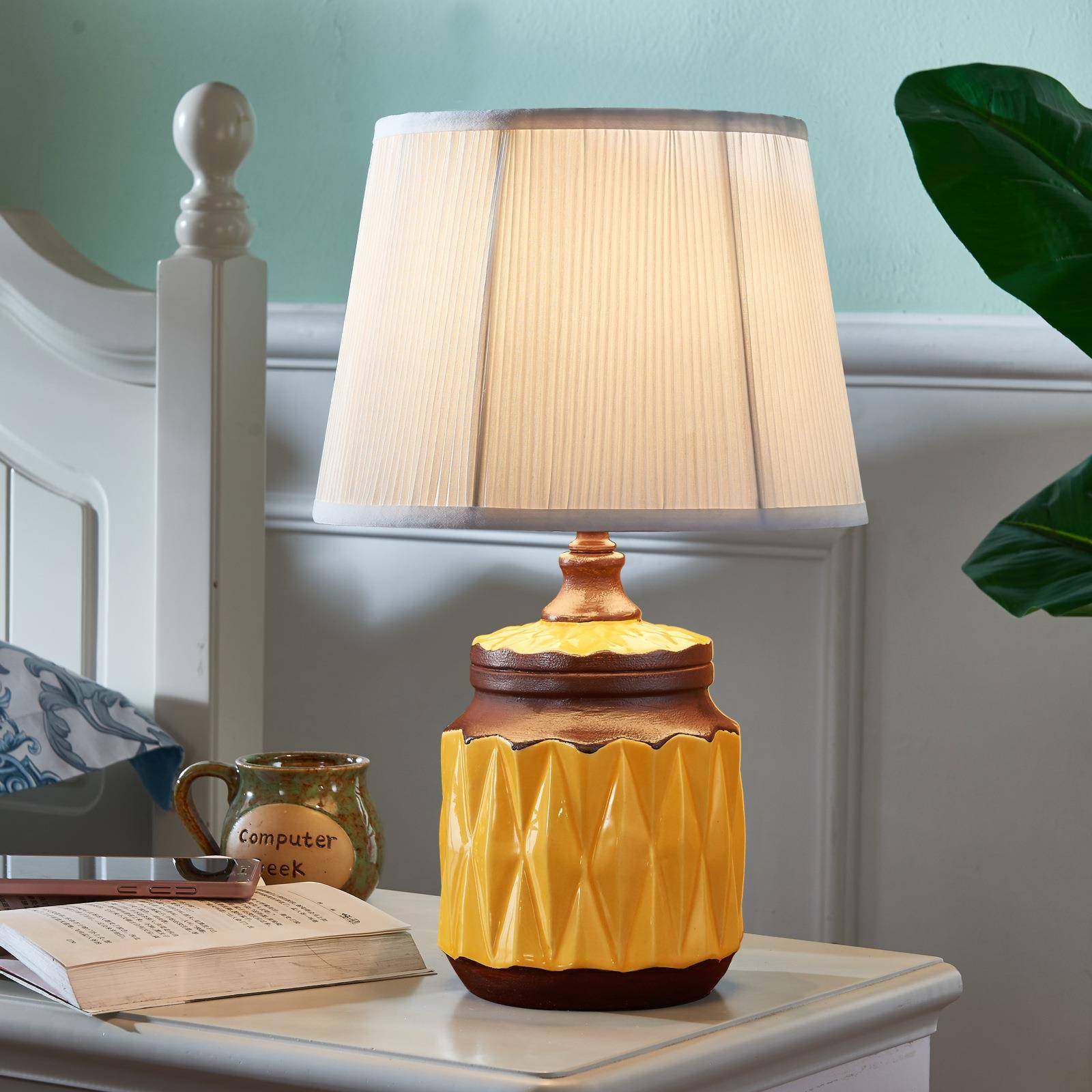 美式复古台灯卧室床头灯客厅沙发角几新中式轻奢国风玄关陶瓷,机械设备,其他机械设备,淘宝优惠券,粉丝福利购,淘宝优惠卷