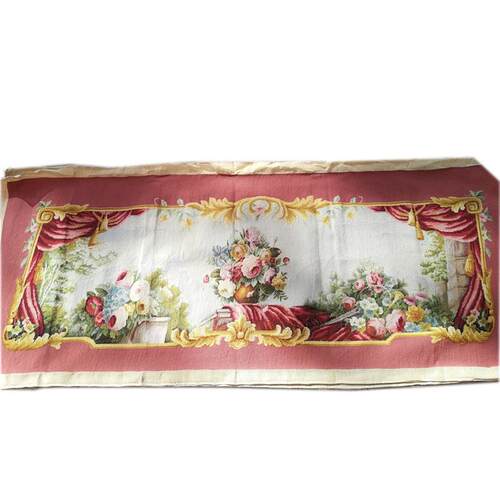 纯羊毛手工绒绣沙发套Needlepoint法式乡村卧室