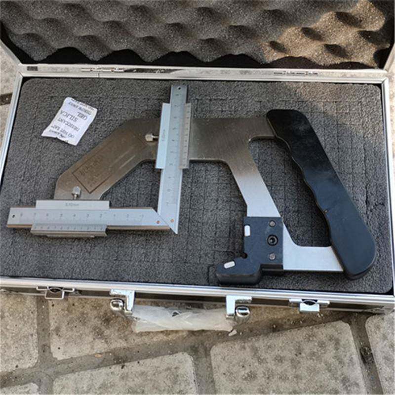 数显式钢轨磨耗仪机械测量工具多功能便携式铁路磨耗尺