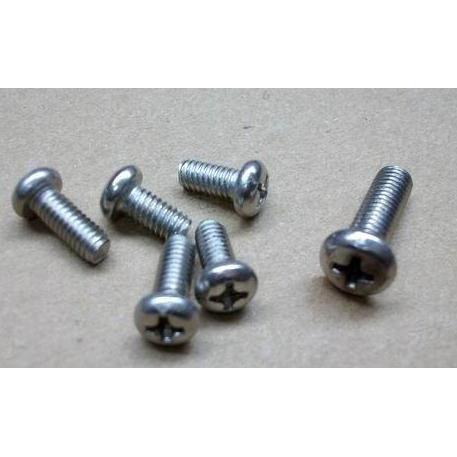 不锈钢304材质美制盘头十字螺丝1/4-20UNC英制圆头十字螺丝