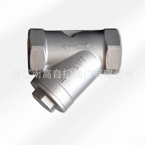 Y型管道过滤器GL11W-16PDN15不锈钢法兰过滤器Y型管道过滤器