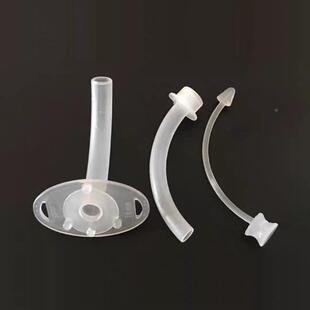 启气晨一次性使用管气管切开套893管塑料管切插管气套管全喉半开