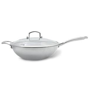 涂三钢2CM炒锅无层不粘炒FW06 LH锅全炉可层用炒3锅网红炒锅