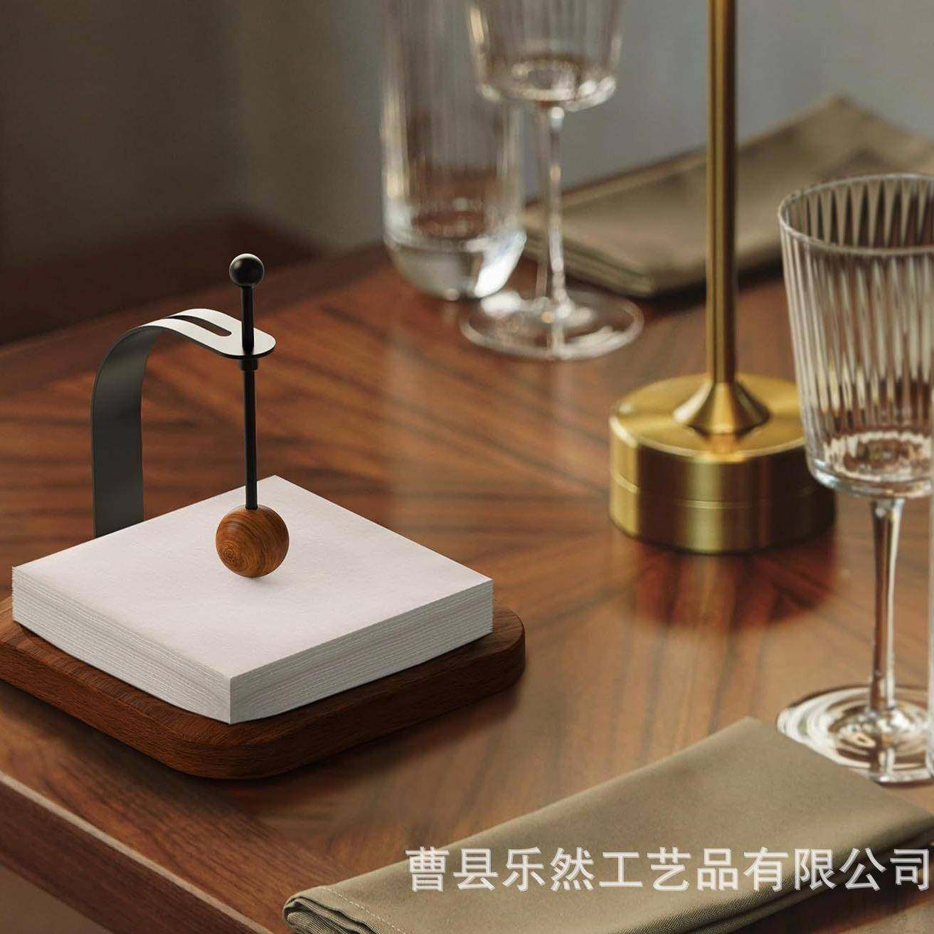 创巾意胡面桃木实木纸巾222架餐巾桌纸架轻奢纸座酒店餐桌咖啡店,收纳整理,纸巾架,淘宝优惠券,粉丝福利购,淘宝优惠卷