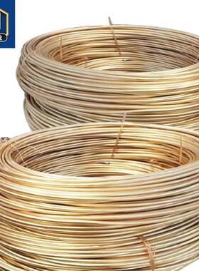 弹簧冷绕镦C2卷680铜线LKY铜铆钉用复盘黄丝