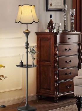 艺美式轻奢铁带托盘落地灯酒店客房厅书简83018约卧室民地宿布艺