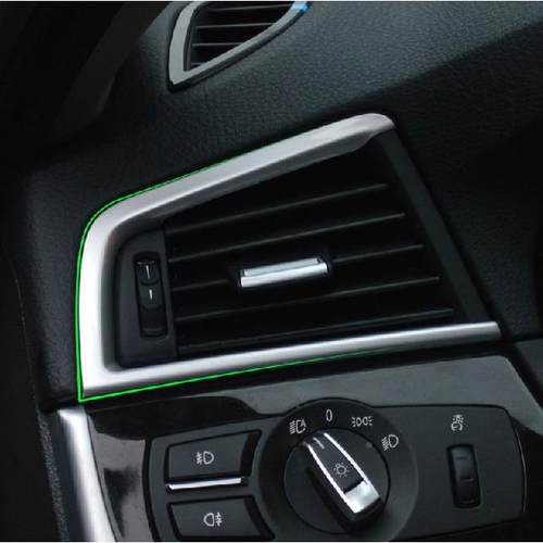 适2用于宝5内马饰改装五系空调出风系口面板宝马11-150li525li装