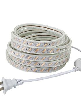 蓝色L0ED灯带22珠V双排285亮1NSH80蓝工光防水灯带酒店程吊顶灯条