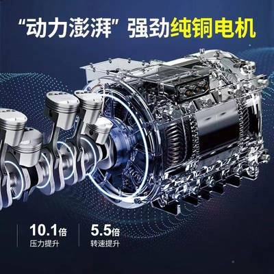 高洗车水枪无线便携式洗653洗车机用强力车用清机打药洗家车压神