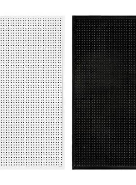 圆洞洞UUJ板置物架饰件品配展示架墙上收五纳架金工具孔挂墙板