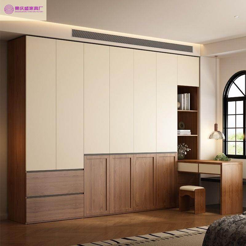 中桌古风分式段实木衣柜一WMZ门到顶免拉手简约书一体橱大衣温馨,电子元器件市场,其它元器件,淘宝优惠券,粉丝福利购,淘宝优惠卷