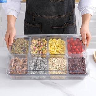 冰粉347配料盒鲜摊工具商用水果捞展示摆盒奶茶店小料盒食收纳保