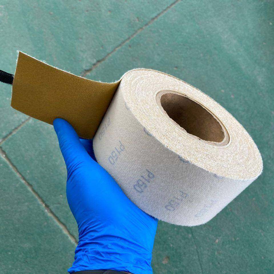 五厂7CM*25米家直撕营手植绒砂纸卷黄色干磨砂纸抛光打汽车家具金,标准件/零部件/工业耗材,砂纸,淘宝优惠券,粉丝福利购,淘宝优惠卷