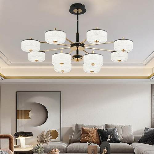 简约现13315代客厅吊灯奢华欧大气卧创意主灯室山灯具北餐厅大中