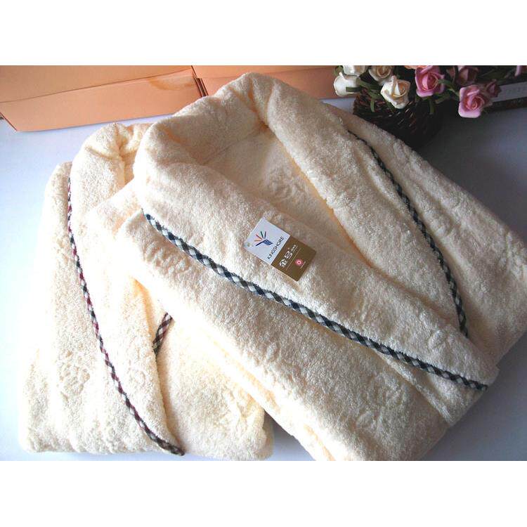 金号1浴袍纯棉浴衣成人男款女2款情SMLQ3907侣全棉加厚加大.款KG