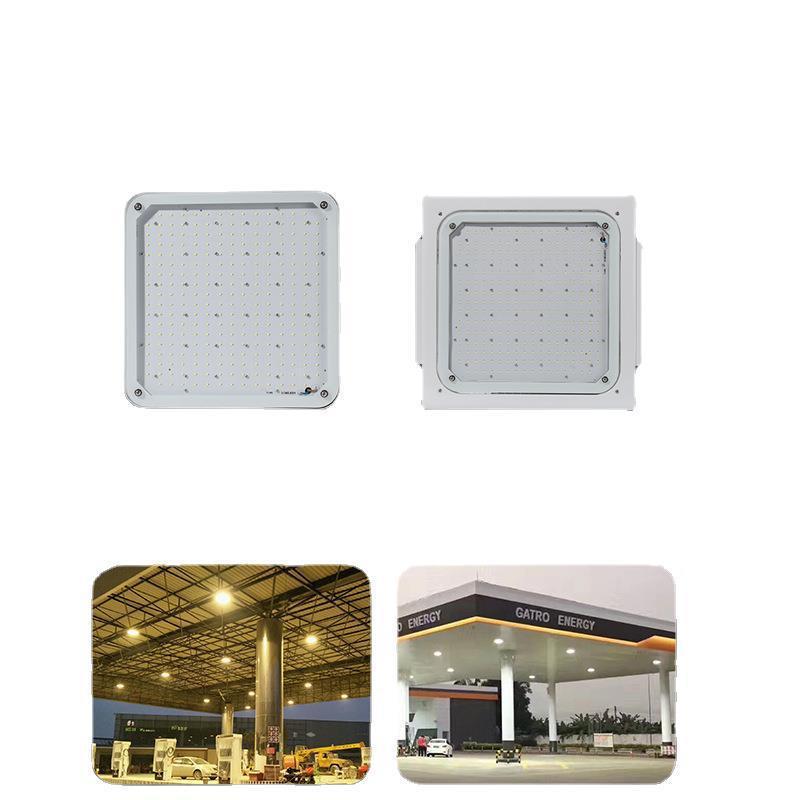 1站0XF-ZLZD-0ldW油灯e应急防爆嵌入式罩棚灯吸顶式吊顶灯加气站