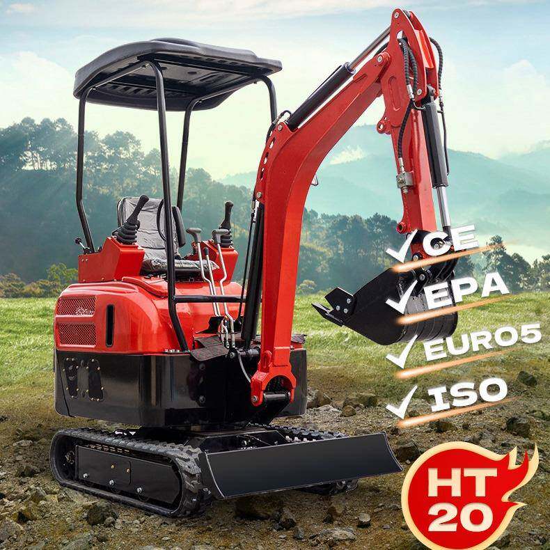 海拓工厂新型20挖机果园市政工程勾机室内破碎小挖出口新西兰