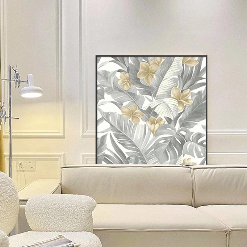 原木风餐厅植物奶油风小清新装饰画北欧客厅摆画卧室床头挂画壁画