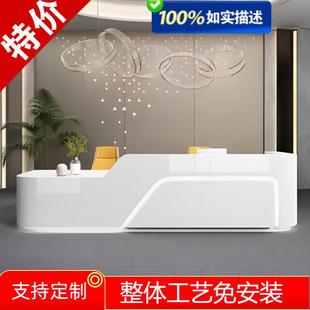 前台收银台接待台迎宾台店铺公司宾馆美容院酒店吧台人造板