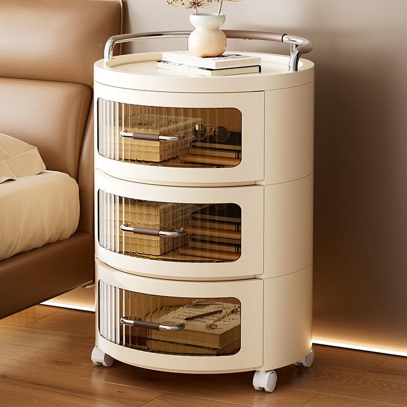 多功抽屉式收纳7292-729柜厅可客移动多理层零食整能储物柜卧室床