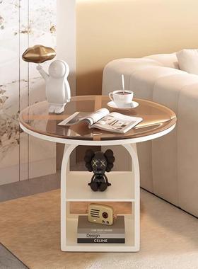 工厂直发铁艺床边头柜酒店窄边柜卧154200室小床茶头几小桌子民宿