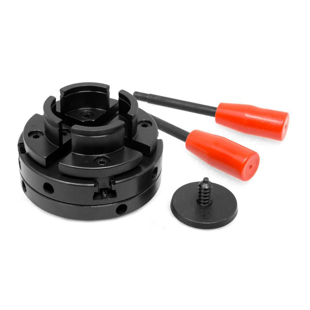 木工机定工床木旋CWM车床卡盘木车床配4寸A件型4爪自心卡盘木工卡