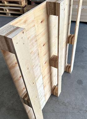 广州现货叉免熏蒸卡库IAR板四面进口实托盘免检复合物流仓栈木板