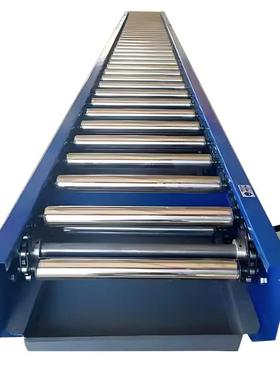 不锈钢VDJ滚筒输送机有力神输动机送线卸货器快递分拣线输送定制